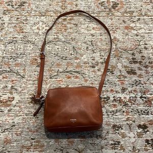 Fossil Leather Camera Style Crossbody